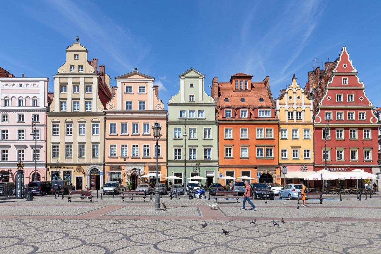 Prywatne Studio Dla 4 Osob Z Widokiem Na Rynek I Plac Solny! Вроцлав Экстерьер фото